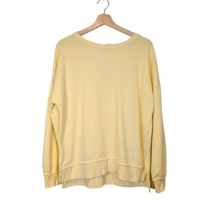 Buffalo David Bitton Yellow Crewneck Women's Sweater Size Small